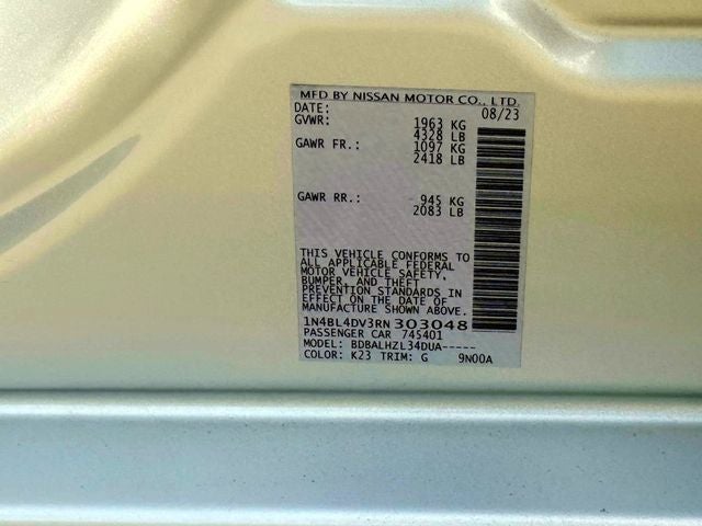 2024 Nissan Altima SV FWD