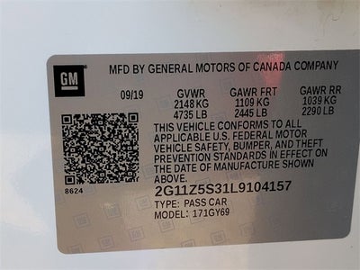 2020 Chevrolet Impala FWD LT