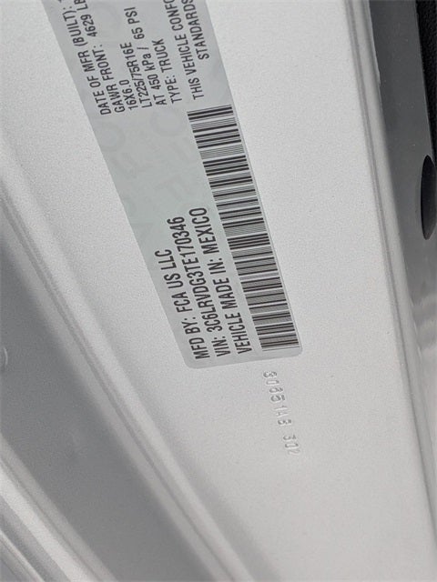 2026 RAM Ram ProMaster RAM PROMASTER 2500 TRADESMAN CARGO VAN HIGH ROOF 159' WB