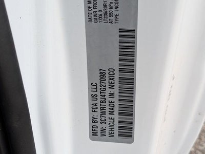 2026 RAM Ram 3500 Chassis Cab RAM 3500 TRADESMAN CHASSIS REGULAR CAB 4X4 84' CA