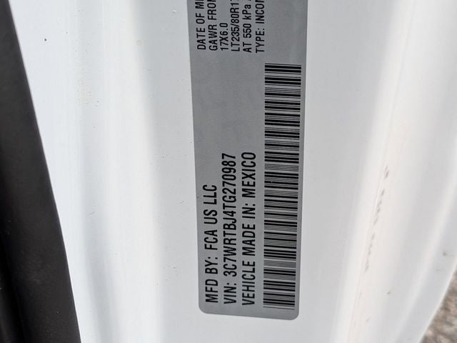 2026 RAM Ram 3500 Chassis Cab RAM 3500 TRADESMAN CHASSIS REGULAR CAB 4X4 84' CA