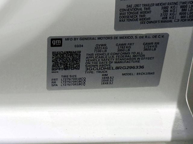 2024 Chevrolet Silverado 1500 4WD Crew Cab Short Bed ZR2