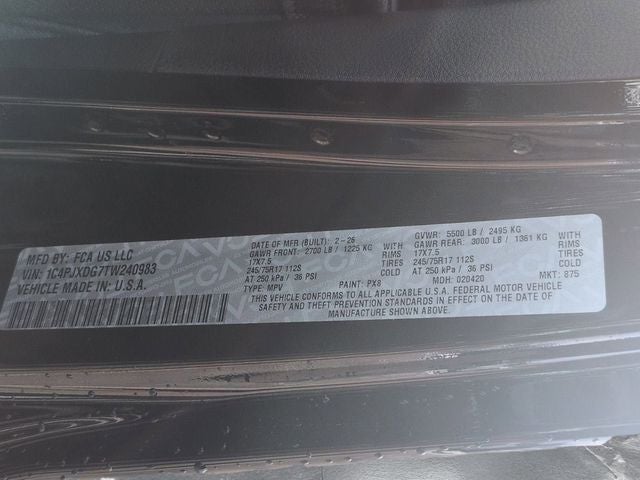 2026 Jeep Wrangler WRANGLER 4-DOOR SPORT S