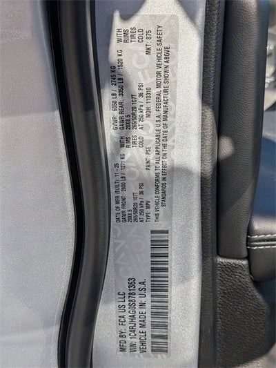 2025 Jeep Grand Cherokee GRAND CHEROKEE ALTITUDE X 4X4