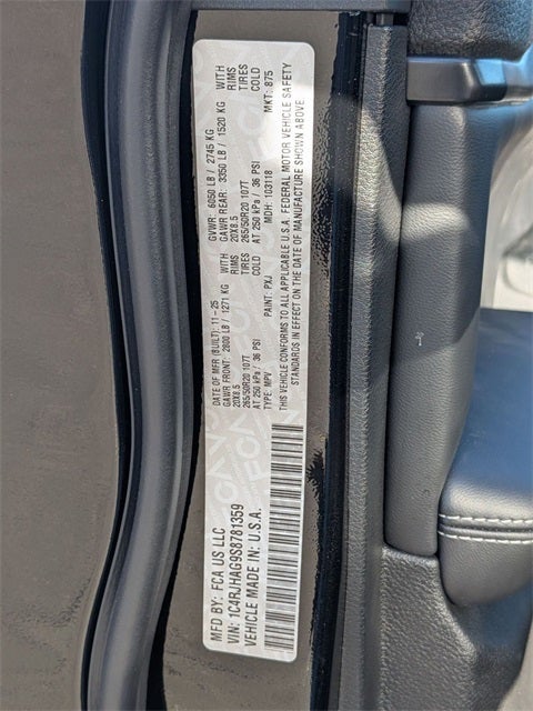 2025 Jeep Grand Cherokee GRAND CHEROKEE ALTITUDE X 4X4