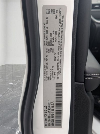 2025 Jeep Grand Cherokee GRAND CHEROKEE ALTITUDE X 4X4