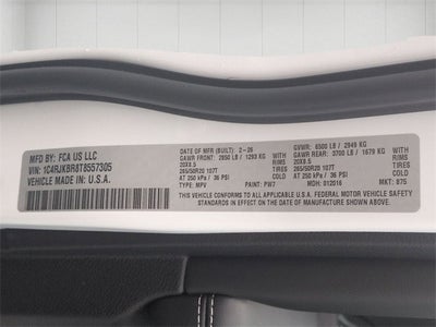 2026 Jeep Grand Cherokee GRAND CHEROKEE LAREDO ALTITUDE 4X4