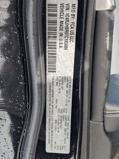 2026 Jeep Grand Cherokee GRAND CHEROKEE LIMITED 4X4