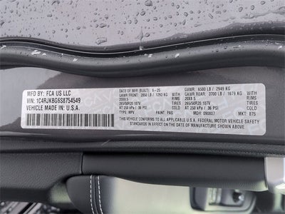 2025 Jeep Grand Cherokee L GRAND CHEROKEE L LIMITED 4X4