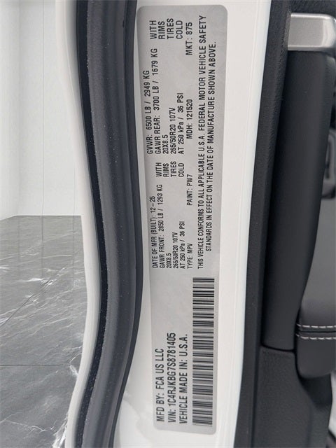 2025 Jeep Grand Cherokee L GRAND CHEROKEE L LIMITED 4X4