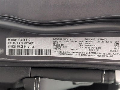 2026 Jeep Grand Cherokee GRAND CHEROKEE L LIMITED RESERVE 4X4