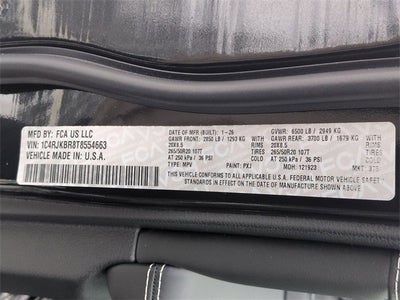 2026 Jeep Grand Cherokee GRAND CHEROKEE L LIMITED RESERVE 4X4