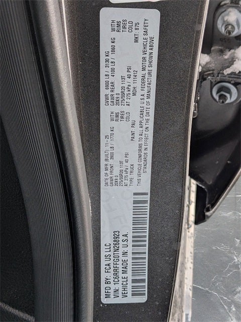 2026 RAM Ram 1500 RAM 1500 BIG HORN CREW CAB 4X4 5'7' BOX