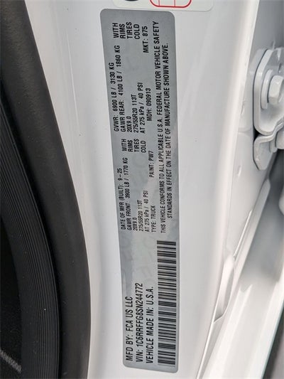 2025 RAM Ram 1500 RAM 1500 BIG HORN CREW CAB 4X4 5'7' BOX