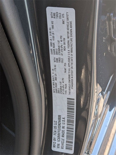 2025 RAM Ram 1500 RAM 1500 BIG HORN CREW CAB 4X4 5'7' BOX