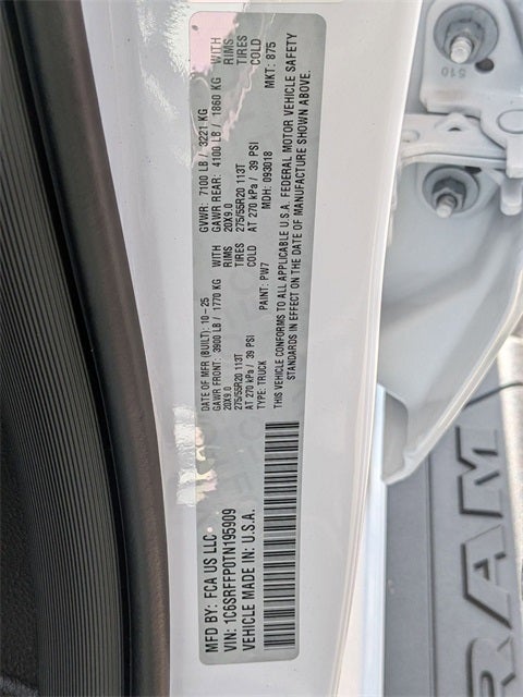 2026 RAM Ram 1500 RAM 1500 BIG HORN CREW CAB 4X4 5'7' BOX