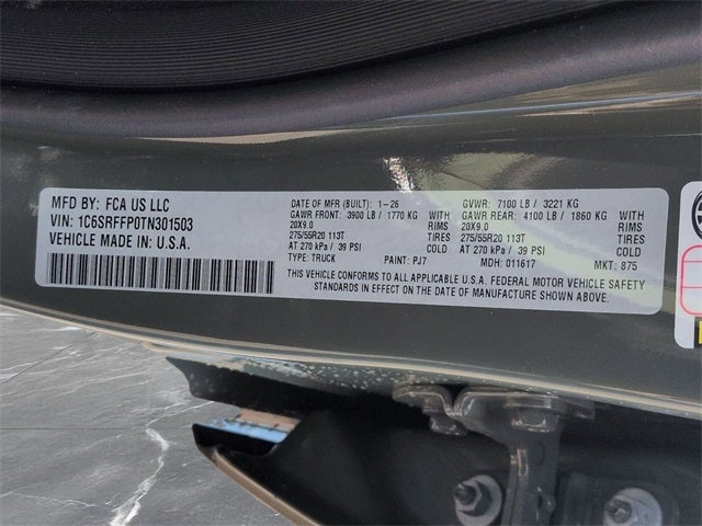 2026 RAM Ram 1500 RAM 1500 BIG HORN CREW CAB 4X4 5'7' BOX