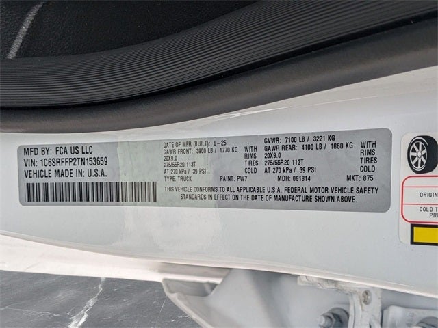 2026 RAM Ram 1500 RAM 1500 BIG HORN CREW CAB 4X4 5'7' BOX