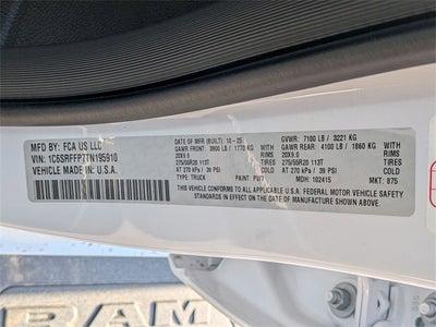 2026 RAM Ram 1500 RAM 1500 BIG HORN CREW CAB 4X4 5'7' BOX