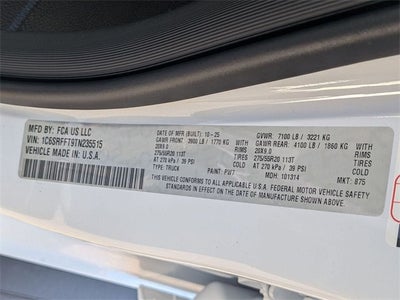 2026 RAM Ram 1500 RAM 1500 BIG HORN CREW CAB 4X4 5'7' BOX