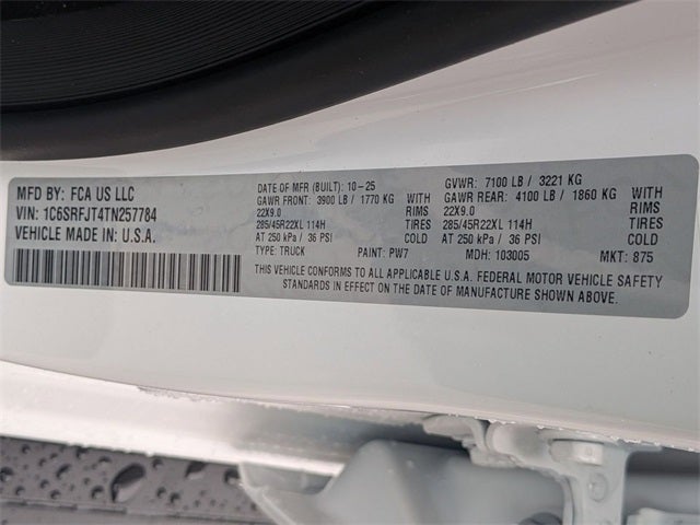 2026 RAM Ram 1500 RAM 1500 LARAMIE CREW CAB 4X4 5'7' BOX