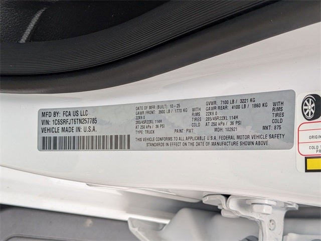 2026 RAM Ram 1500 RAM 1500 LARAMIE CREW CAB 4X4 5'7' BOX