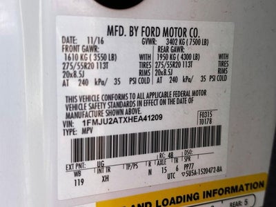 2017 Ford Expedition Limited