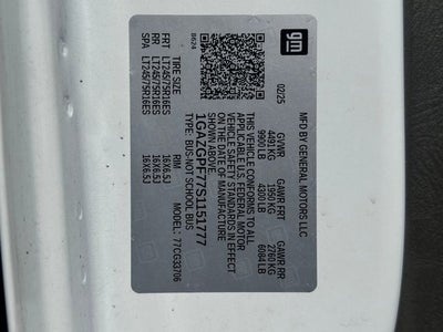 2025 Chevrolet Express Passenger RWD 3500 Extended Wheelbase LT