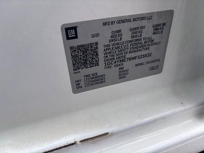 2021 Chevrolet Silverado 2500HD 4WD Crew Cab Standard Bed Custom