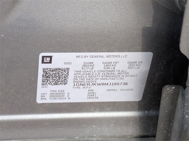 2021 Chevrolet Traverse FWD RS