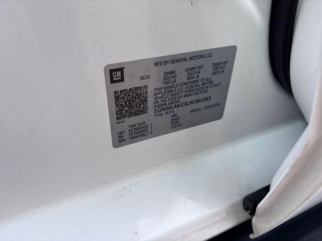 2018 Chevrolet Tahoe LS