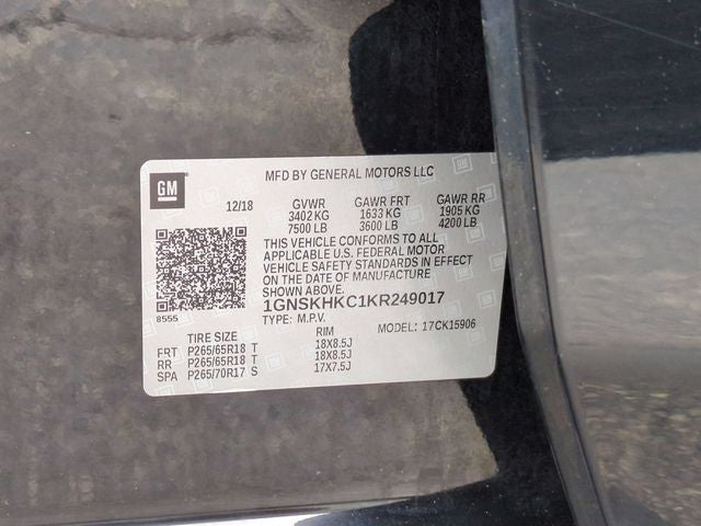 2019 Chevrolet Suburban LT