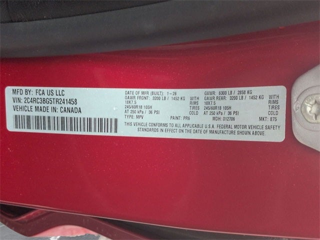 2026 Chrysler Pacifica PACIFICA SELECT AWD