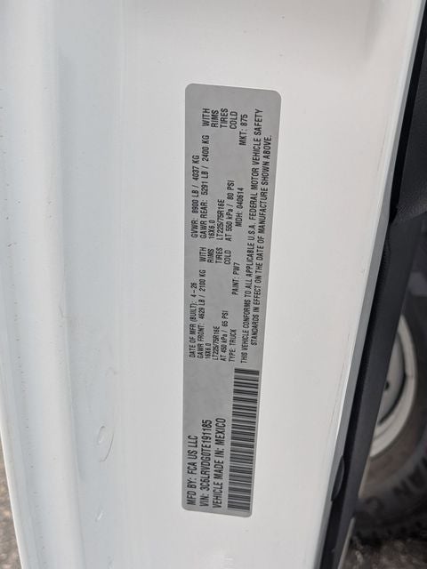 2026 RAM Ram ProMaster RAM PROMASTER 2500 TRADESMAN CARGO VAN HIGH ROOF 159' WB