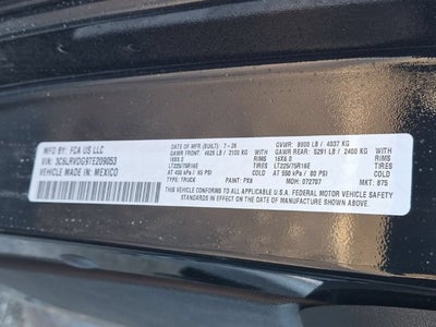 2026 RAM Ram ProMaster RAM PROMASTER 2500 TRADESMAN CARGO VAN HIGH ROOF 159' WB