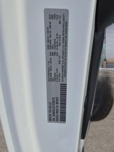 2026 RAM ProMaster 3500 RAM PROMASTER 3500 TRADESMAN CARGO VAN HIGH ROOF 159' WB EXT