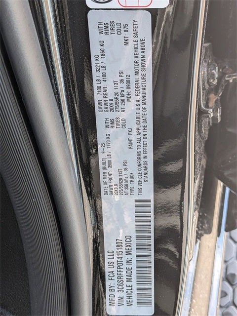 2026 RAM Ram 1500 RAM 1500 BIG HORN CREW CAB 4X4 5'7' BOX