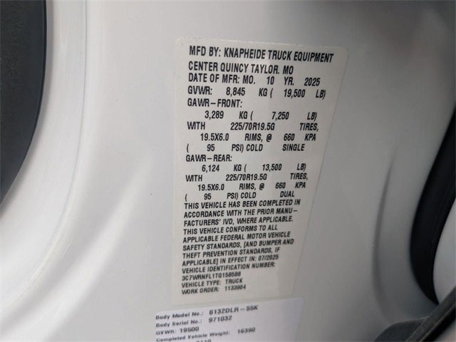 2026 RAM Ram 5500 Chassis Cab RAM 5500 TRADESMAN CHASSIS CREW CAB 4X4 84' CA