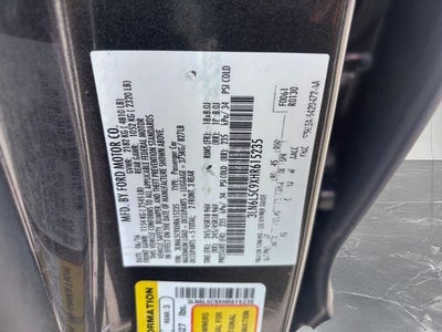 2017 Lincoln MKZ Select