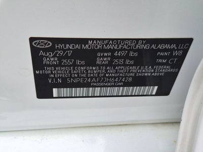 2018 Hyundai Sonata SE