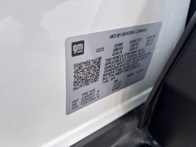 2025 Chevrolet Trax FWD LT