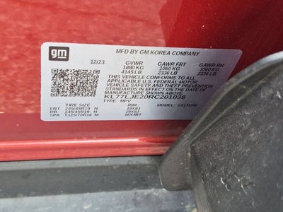 2024 Chevrolet Trax FWD 2RS