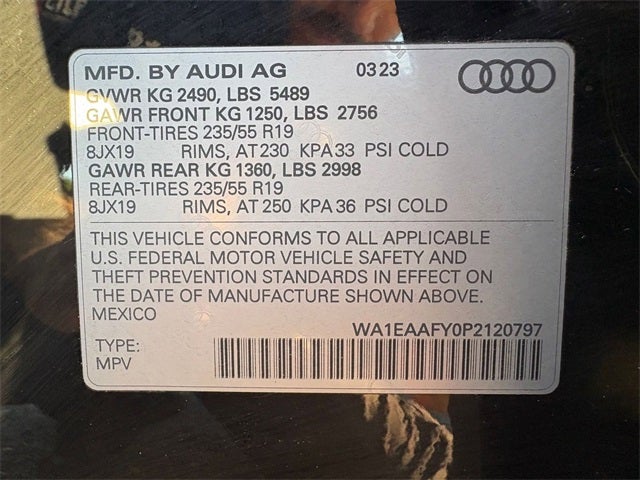 2023 Audi Q5 Premium Plus 45 TFSI S line quattro