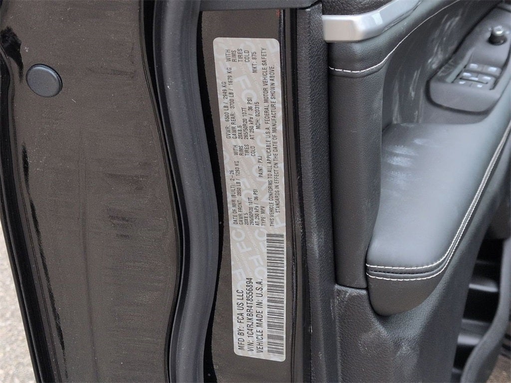 2026 Jeep Grand Cherokee GRAND CHEROKEE L LIMITED RESERVE 4X4