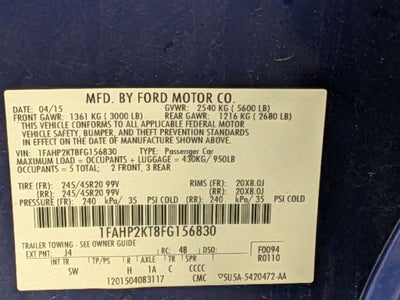 2015 Ford Taurus SHO