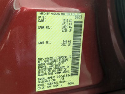 2015 Nissan Altima 2.5 SL