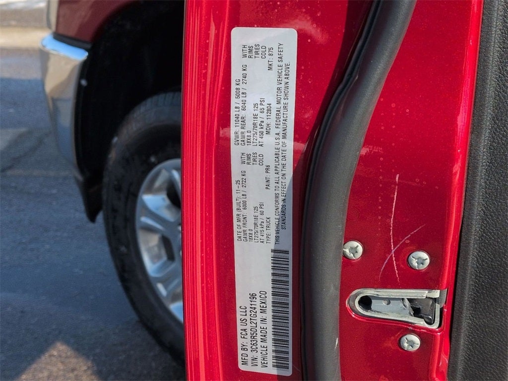 2026 RAM Ram 2500 RAM 2500 BIG HORN CREW CAB 4X4 6'4' BOX