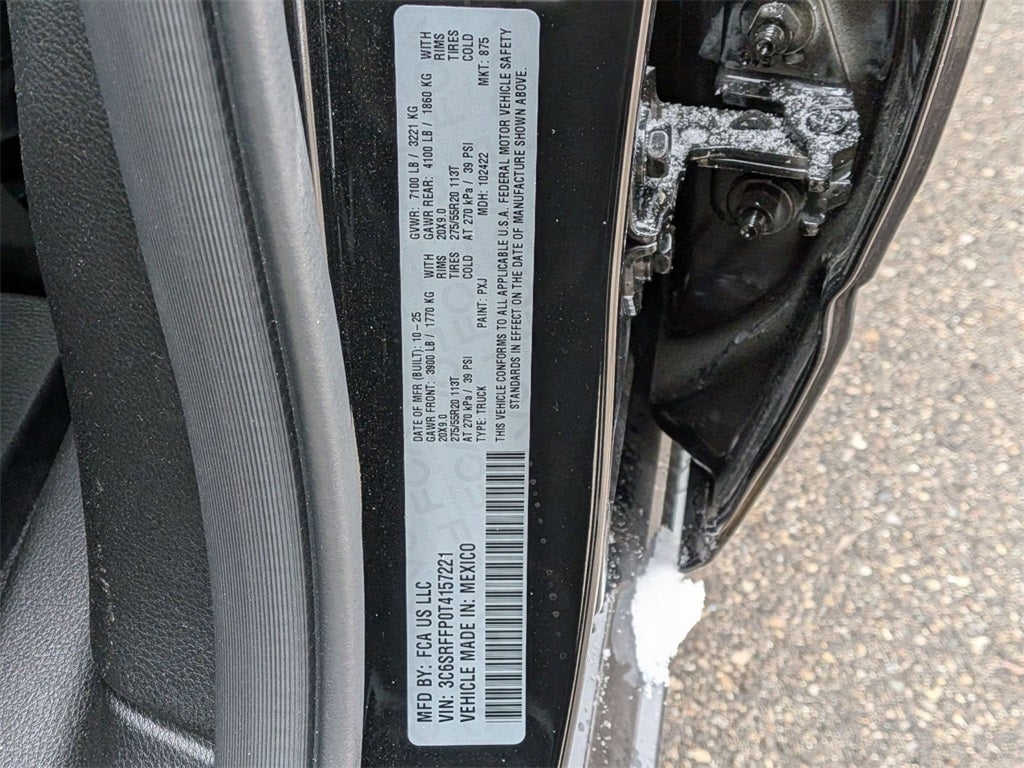 2026 RAM Ram 1500 RAM 1500 BIG HORN CREW CAB 4X4 5'7' BOX