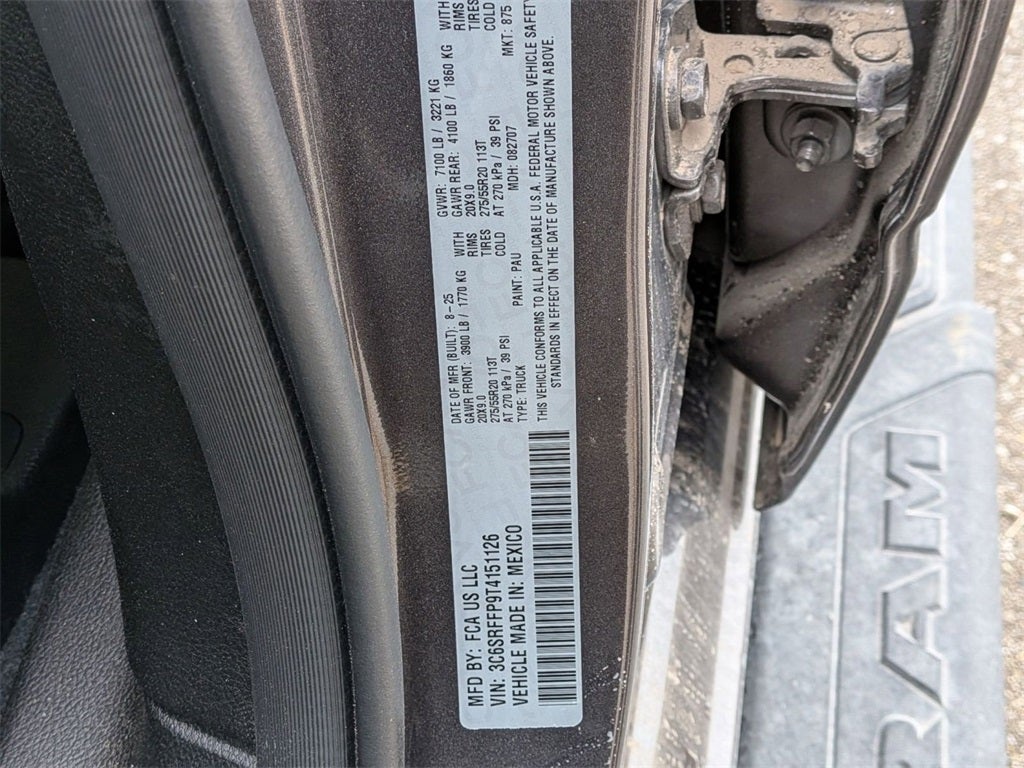 2026 RAM Ram 1500 RAM 1500 BIG HORN CREW CAB 4X4 5'7' BOX