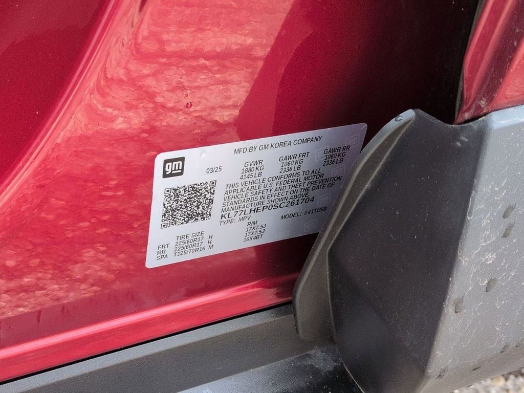 2025 Chevrolet Trax FWD LT